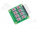 Microswitch keypad matrix 4x2